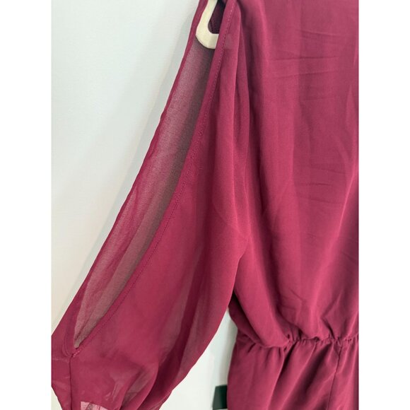 Brand new Lulus Luck & Love 3/4 Sleeve Romper, size medium - Picture 12 of 16